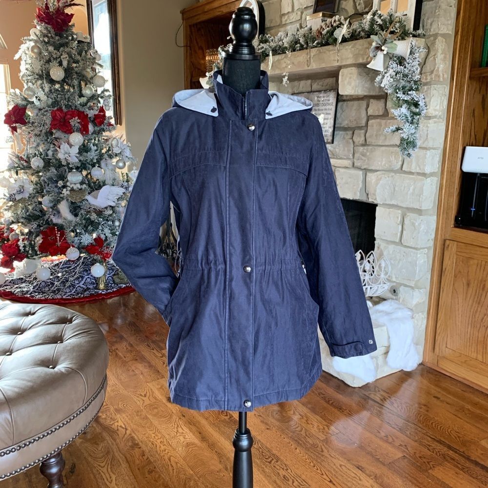 Liz  Claiborne‎ Polyester Hooded Jacket